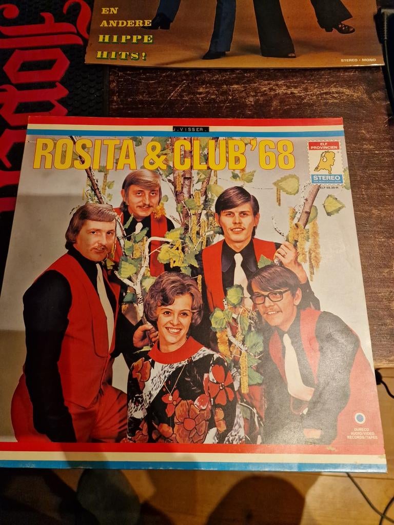 Rosita & en club '68 lp piraat elf provincien piraten, Ophalen of Verzenden, Gebruikt, 12 inch, Levenslied of Smartlap