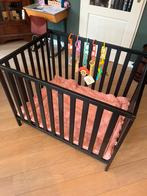 Zwarte verstelbare baby box Prenatal Sana incl. Kleed, Kinderen en Baby's, Boxen, Ophalen, Zo goed als nieuw