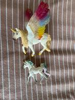 2 schleich eenhoorns, Ophalen of Verzenden, Gebruikt