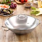 Nieuw | Fissler Original-Profi Collectie - Wok Ø 35cm RVS, Nieuw, Ophalen of Verzenden, Rvs, Keramische plaat