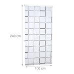 Douchegordijn, Ophalen of Verzenden, Zo goed als nieuw, Wit, Overige typen