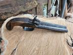 Antiek dubbelloops percussie pistool, Ophalen of Verzenden