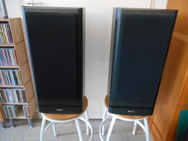 Set Philips FB291, Audio, Tv en Foto, Luidsprekers, Gebruikt, Front, Rear of Stereo speakers, Minder dan 60 watt, Philips, Ophalen