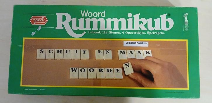 Rummikub met letters, Hobby en Vrije tijd, Gezelschapsspellen | Bordspellen, Zo goed als nieuw, Ophalen