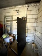 Ikea Linnmon tafel donkergrijs blad, zilveren poten, Ophalen, Gebruikt, 50 tot 100 cm, 50 tot 100 cm