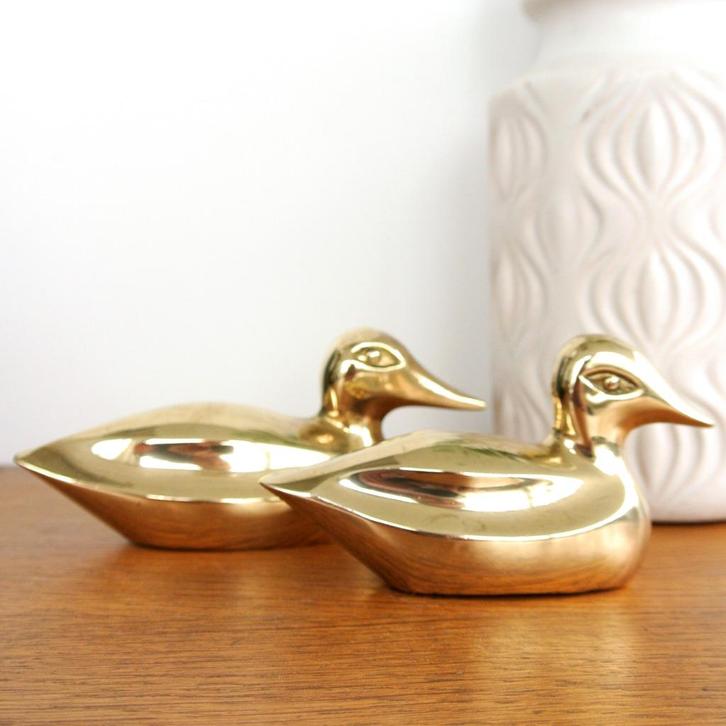 vintage messing EENDEN Hollywood Regency koper Mid Century, Antiek en Kunst, Antiek | Koper en Brons, Koper, Ophalen of Verzenden