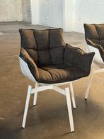2X B&B Italia Husk Chair | Wol (NIEUWSTAAT), Huis en Inrichting, Metaal, Twee, Wit, Ophalen of Verzenden