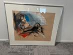 Hans Bakker  Tekening '90 - Gesigneerd & Ingelijst (besc, Antiek en Kunst, Ophalen