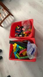 Verzameling domino’s en knikkerbaan, Kinderen en Baby's, Speelgoed | Bouwstenen, Ophalen, Zo goed als nieuw, Overige merken
