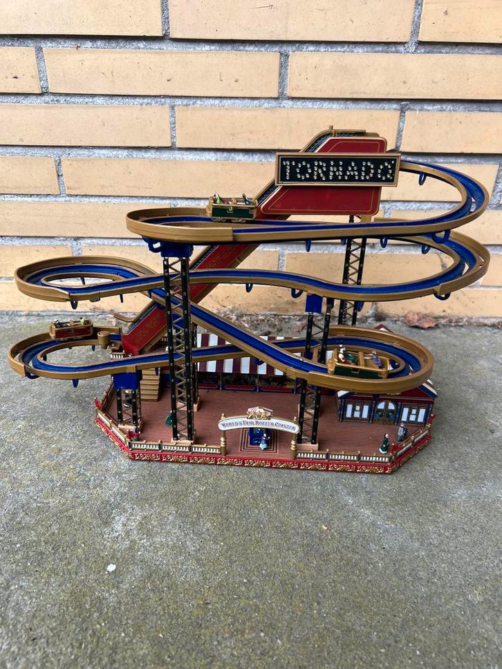 Mr Christmas Tornado Coaster kerstdorp niet Lemax, Diversen, Kerst, Gebruikt, Ophalen of Verzenden