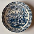 Delfts Blauw SIERBORD Delft’s bleu bord Jan Luyken Holland, Ophalen of Verzenden