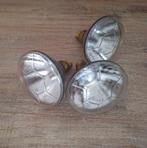 3x Vintage Philips PAR38 Spotlamp 80W E27, Gloeilamp, 60 watt of meer, Vintage, Zo goed als nieuw