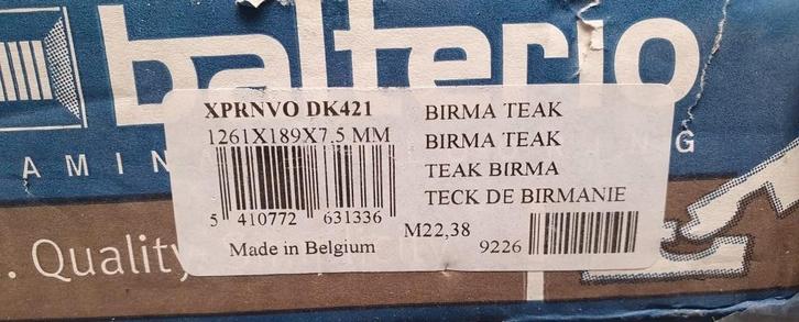 Verschillende soorten Balterio laminaat ( rest ), Huis en Inrichting, Stoffering | Vloerbedekking, Nieuw, Laminaat, minder dan 10 m²