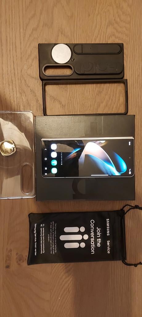 Samsung Z Fold 4 defect binnenscherm buitenscherm 100% ok, Telecommunicatie, Mobiele telefoons | Samsung, 256 GB, Ophalen, Zwart