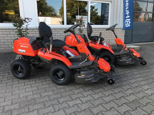 Husqvarna Rider R214 TC | 2 cilinder | gazonmaaier | gras, Tuin en Terras, Zitmaaiers, Nieuw, 90 tot 120 cm, Elektrische starter