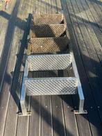 Rvs trap, Doe-het-zelf en Verbouw, Ladders en Trappen, Ophalen, Gebruikt, Minder dan 2 meter