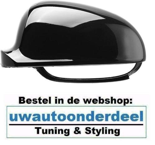 Spiegel Spiegelkap Glans Zwart Geschikt Voor VW EOS R20 Look, Auto diversen, Tuning en Styling, Verzenden