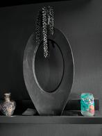 Hoge dikke metalen vaas zware kwaliteit zgan, Huis en Inrichting, Woonaccessoires | Vazen, Overige materialen, Overige kleuren