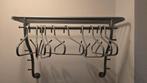 Ikea metalen kapstok met 10 metalen kledinghangers, Gebruikt, Metaal, 150 tot 200 cm, Ophalen