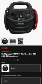 Stahlgruppe SG2400 - Startbooster - 12V - 24V - Lithium Accu, Auto diversen, Jumpstarters, Ophalen, Nieuw