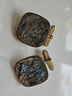 Vintage Manchetknopen Parelmoer, Ophalen of Verzenden