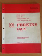 Onderdelenboek Perkins 6.354, Boeken, Vervoer en Transport, Gelezen, Tractor en Landbouw, Verzenden