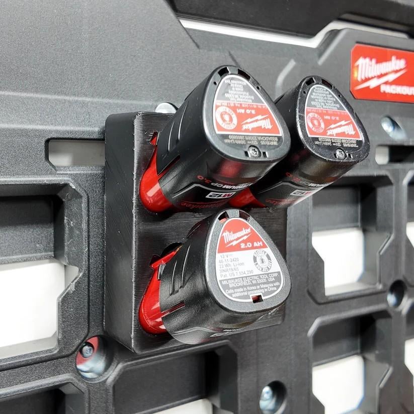 Milwaukee Packout Wall M12 Accu Houder, Verzenden, Nieuw