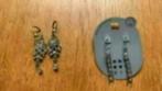 Oorbellen (hang) met strass steentjes, Overige materialen, Nieuw, Ophalen of Verzenden, Zilver