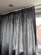 Overgordijnen zilvergrijs, Ophalen, Gebruikt, 200 cm of meer, Grijs