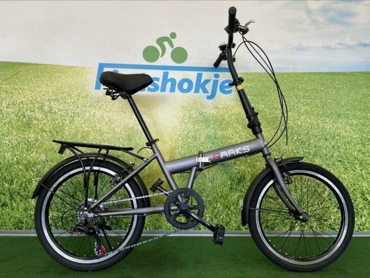 Fietshokje Amersfoort: Nieuwe vouwfiets Raaks 20 inch, Fietsen en Brommers, Fietsen | Vouwfietsen, Nieuw, Totaal opvouwbaar, Versnellingen