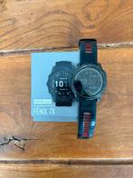 Garmin Fenix 7X sapphire solar, Zwart, Garmin, Ophalen of Verzenden, Zo goed als nieuw