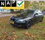 BMW 5-Serie 2.0 520I AUT 2008 Zwart, Auto's, Automaat, Achterwielaandrijving, 1995 cc, 4 cilinders