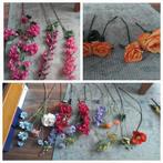 Zijdebloemen Silka rozen wilde bloemen boeket, Ophalen of Verzenden, Zo goed als nieuw, Binnen