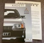 Opel Kadett folder, 1984, Ophalen of Verzenden, Zo goed als nieuw, Opel
