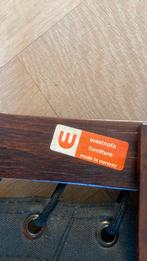 Ingmar Relling Westnofa Hocker, Huis en Inrichting, Banken | Voetenbanken en Poefen, Ophalen, Zo goed als nieuw, Vierkant, Leer