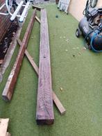 ZEER MOOIE Sierbalk hardhout waarschijnlijk eiken, Doe-het-zelf en Verbouw, Hout en Planken, Ophalen, Gebruikt, Eiken, Balk