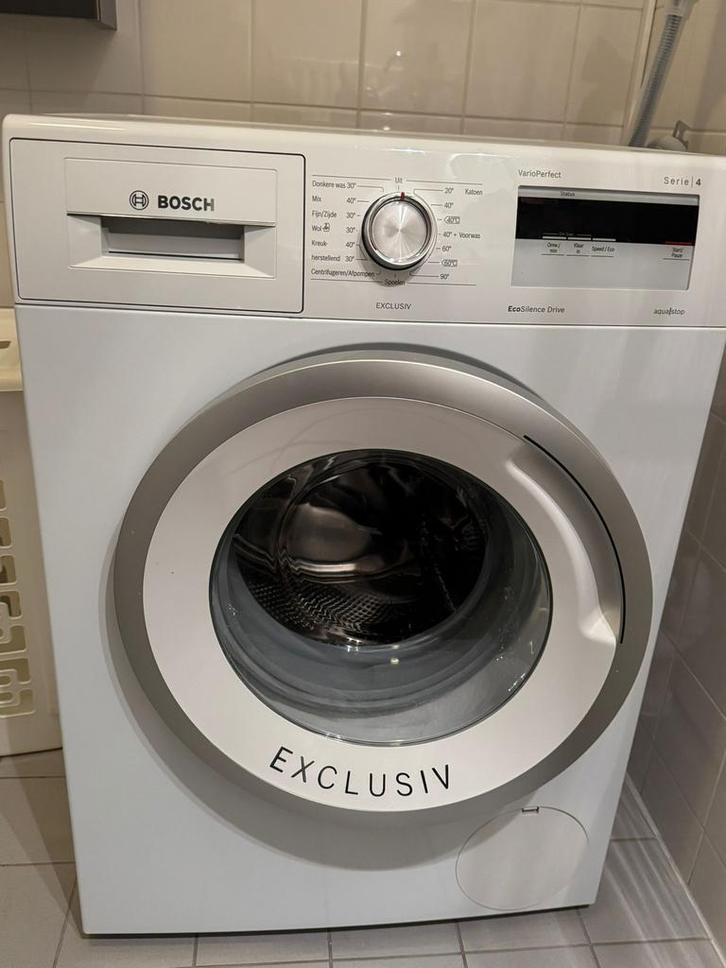 Uitstekend werkende Bosch wasmachine, Witgoed en Apparatuur, Wasmachines, Zo goed als nieuw, 6 tot 8 kg, 85 tot 90 cm, 1200 tot 1600 toeren