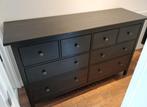 Ikea Hemnes ladekast/commode zwartbruin, Huis en Inrichting, Kasten | Ladekasten, Gebruikt, 3 of 4 laden, Minder dan 100 cm, 25 tot 50 cm