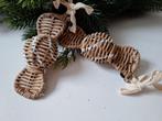 Riviera Maison Rustic Rattan Candy Ornament 2x, Diversen, Kerst, Ophalen of Verzenden