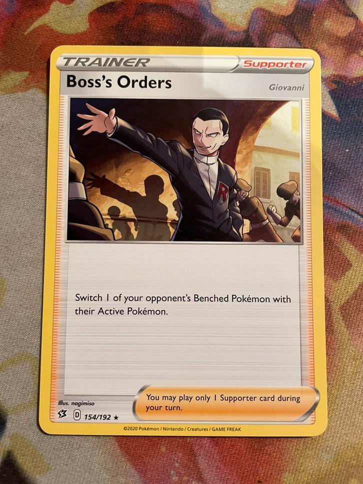 Pokemon Boss's Orders Rare Theme Deck Exclusive, Hobby en Vrije tijd, Verzamelkaartspellen | Pokémon, Zo goed als nieuw, Losse kaart