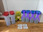 Tupperware ruimtespaarders 2,2 liter, Huis en Inrichting, Keuken | Tupperware, Ophalen of Verzenden, Gebruikt, Rood, Bak of Kom