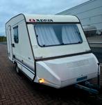Adria 430 TD • 1990 • Voortent • Toilet • Koelkast, Caravans en Kamperen, Caravans, Koelkast, Bedrijf, Treinzit, 750 - 1000 kg