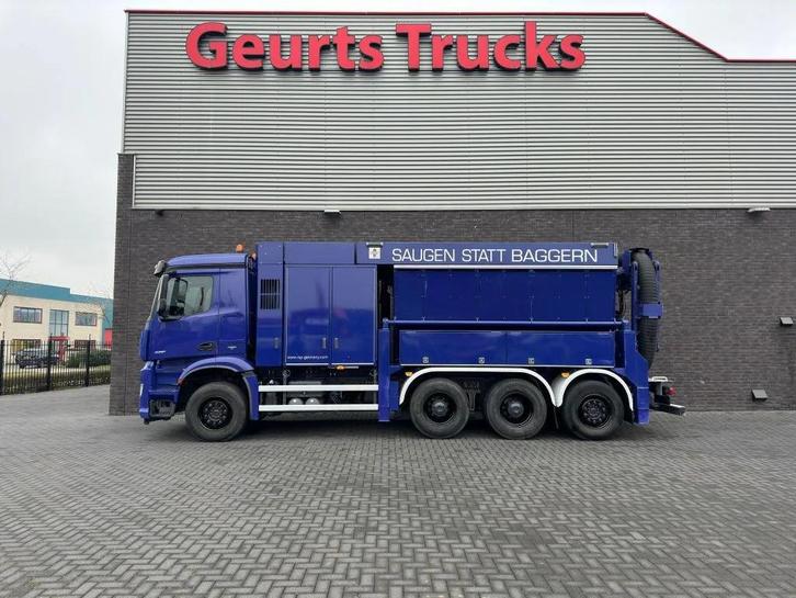 Mercedes-Benz Arocs 3251 8X4 RSP ESE 6 RD 8000 SAUGBAGGER/SU, Auto's, Vrachtwagens, Bedrijf, ABS, Achteruitrijcamera, Airconditioning