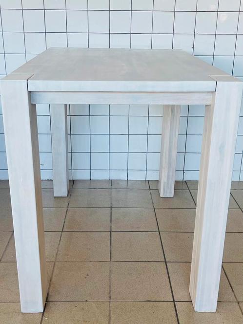 Bartafel Statafel  whitewash, Huis en Inrichting, Tafels | Statafels, Zo goed als nieuw, Ophalen