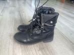 Boots laarzen laarsjes 36 zwart zwarte, Gebruikt, Laarzen, Verzenden, Meisje