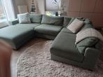 Grote, modulaire hoekbank - groen/grijs, Huis en Inrichting, Banken | Bankstellen, Ophalen