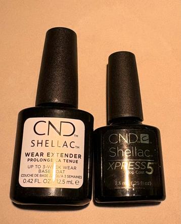 CND Shellac Basecoat & Topcoat Set beschikbaar voor biedingen