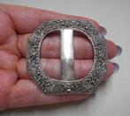 Zilveren antieke gesp of sjaal binder nr.320, Verzenden, Zilver, Overige typen