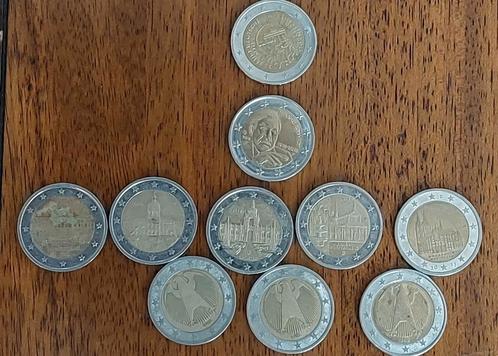 Diverse 2 euro en 1euro  munt, Postzegels en Munten, Munten | Europa | Euromunten, 2 euro, Frankrijk, Ophalen of Verzenden