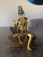Goldface Brons Bodhisattva beeld uit Nepal, Ophalen of Verzenden